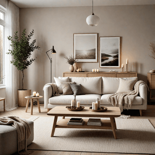 Scandinavian hygge Bloxburg living room
